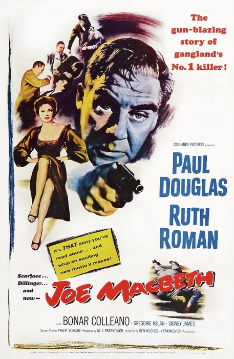 Framed Print : JOE MACBETH, US poster art, from left: Ruth Roman, Paul Douglas, 1955