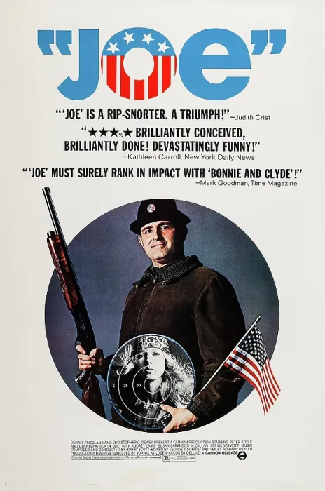 Framed Print : JOE, US poster art, top: Peter Boyle, 1970 Framed Print : JOE, US poster art, top: Peter Boyle, 1970