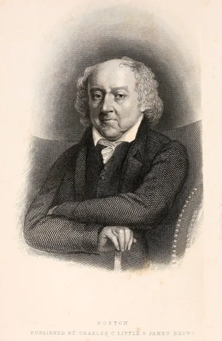 Framed Print : John Adams 1735-1826 in his later years