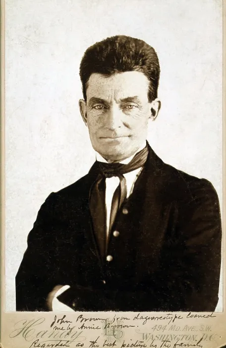 Framed Print : John Brown (1800-1859), cabinet card from 1850s Framed Print : John Brown (1800-1859), cabinet card from 1850s