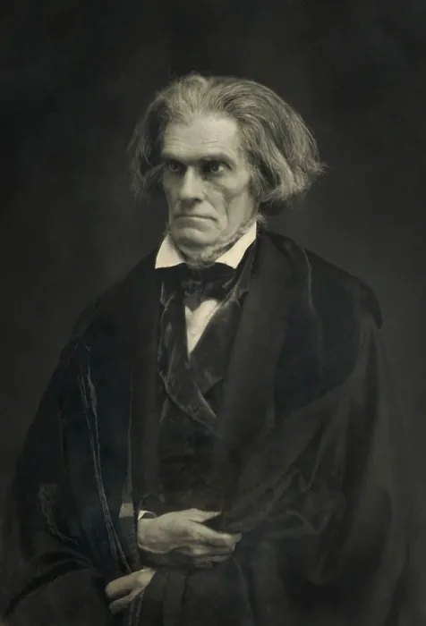 Framed Print : John Calhoun was the leading politician for Southern regional autonomy and slavery. He was one of Great Triumvirate, with Senators Henry Clay and Daniel Webster