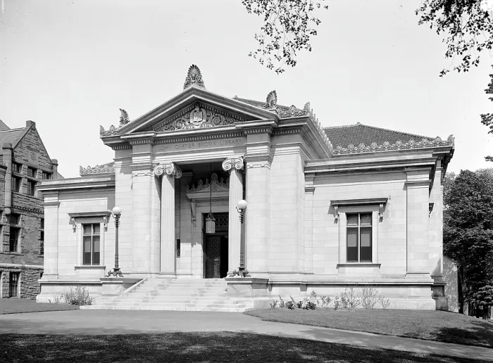 Framed Print : John Carter Brown Library, Brown University, Providence, R.I. ca. 1906