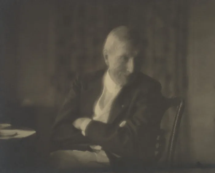 Framed Print : John D. Rockefeller, in a 1925 photo by Arnold Genthe. Its soft focus is intentional, an aspect of the photographers pictorialist style (BSLOC_2018_2_74) Framed Print : John D. Rockefeller, in a 1925 photo by Arnold Genthe. Its soft focus is intentional, an aspect of the photographers pictorialist style (BSLOC_2018_2_74)