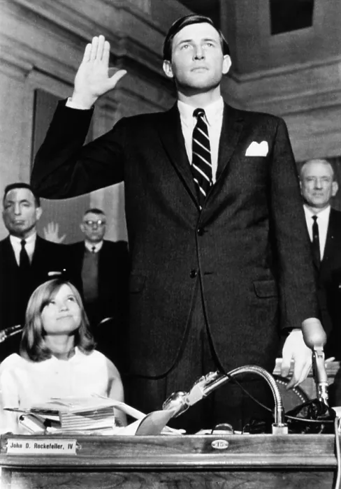 Framed Print : John D. Rockefeller IV is sworn in as a member of the West Virginia House of Delegates. Jan. 11, 1967 Framed Print : John D. Rockefeller IV is sworn in as a member of the West Virginia House of Delegates. Jan. 11, 1967