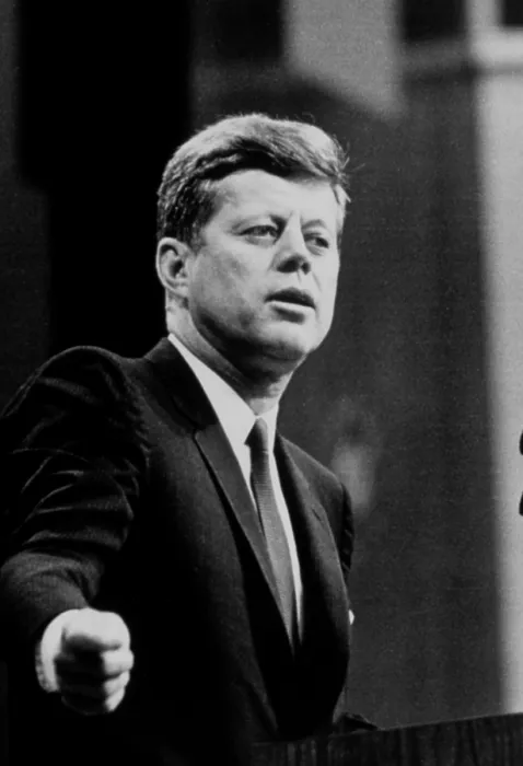 Framed Print : JOHN F. KENNEDY, 09 / 12 / 63.. Courtesy: CSU Archives  /  Everett Collection