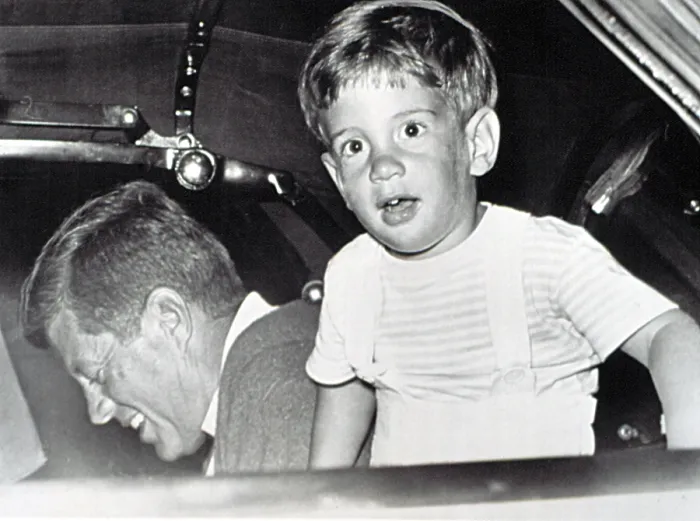 Framed Print : JOHN F. KENNEDY, and JOHN F. KENNEDY Jr. August 10, 1963. Courtesy: CSU Archives  /  Everett Collection