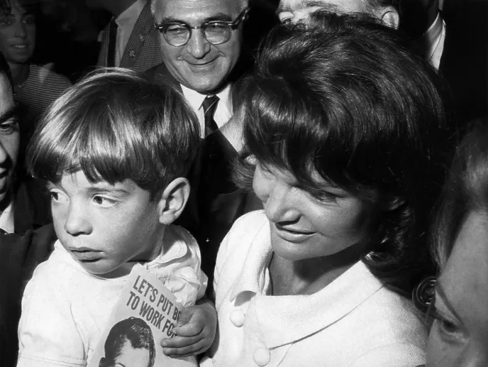 Framed Print : John F. Kennedy Jr. and Jacqueline Kennedy, at Robert Kennedy's political headquarters in New York. September 15, 1964. Courtesy: CSU Archives / Everett Collection Framed Print : John F. Kennedy Jr. and Jacqueline Kennedy, at Robert Kennedy's political headquarters in New York. September 15, 1964. Courtesy: CSU Archives / Everett Collection