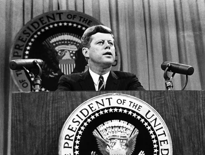 Framed Print : John F. Kennedy, urges Congress to pass stronger legislation to prevent the distribution of Thalidomide, August 1, 1962. Courtesy: CSU Archives / Everett Collection Framed Print : John F. Kennedy, urges Congress to pass stronger legislation to prevent the distribution of Thalidomide, August 1, 1962. Courtesy: CSU Archives / Everett Collection
