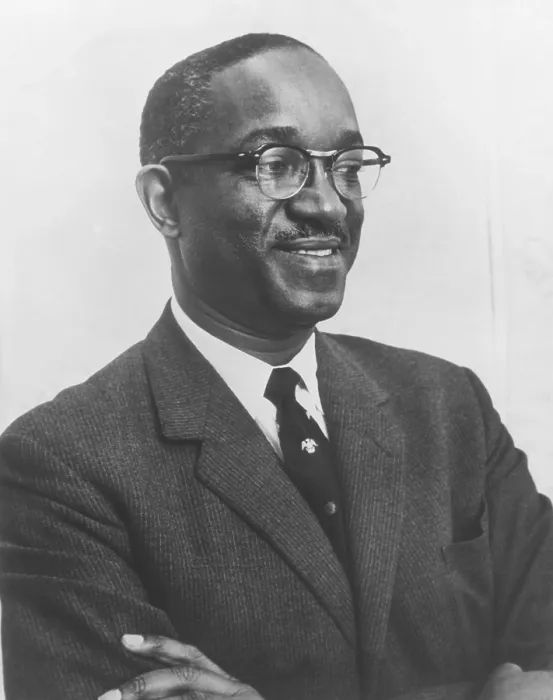 Framed Print : John Hope Franklin, African American historian. Ca. 1967. He published his ground breaking history, From Slavery to Freedom, in 1947. (CSU_2015_9_705)