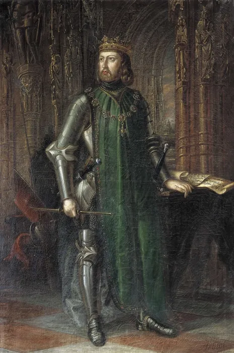 Framed Print : JOHN I of Castilia (1358-1390). Oil on canvas. AISA / Everett Collection**US SALES ONLY** Framed Print : JOHN I of Castilia (1358-1390). Oil on canvas. AISA / Everett Collection**US SALES ONLY**