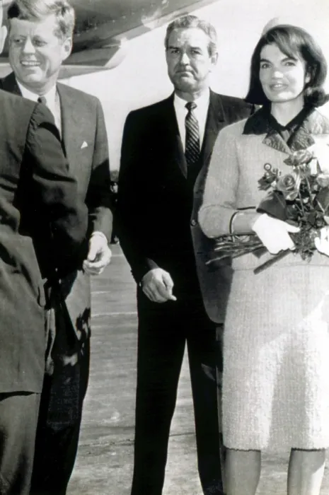 Framed Print : John and Jackie Kennedy, Gov. Connolly in Dallas, 11 / 22 / 1963. Courtesy: CSU Archives  /  Everett Collection