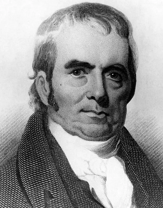 Framed Print : John Marshall, (1755-1835), Chief Justice of the Supreme Court, c. 1808.. Courtesy: CSU Archives / Everett Collection Framed Print : John Marshall, (1755-1835), Chief Justice of the Supreme Court, c. 1808.. Courtesy: CSU Archives / Everett Collection
