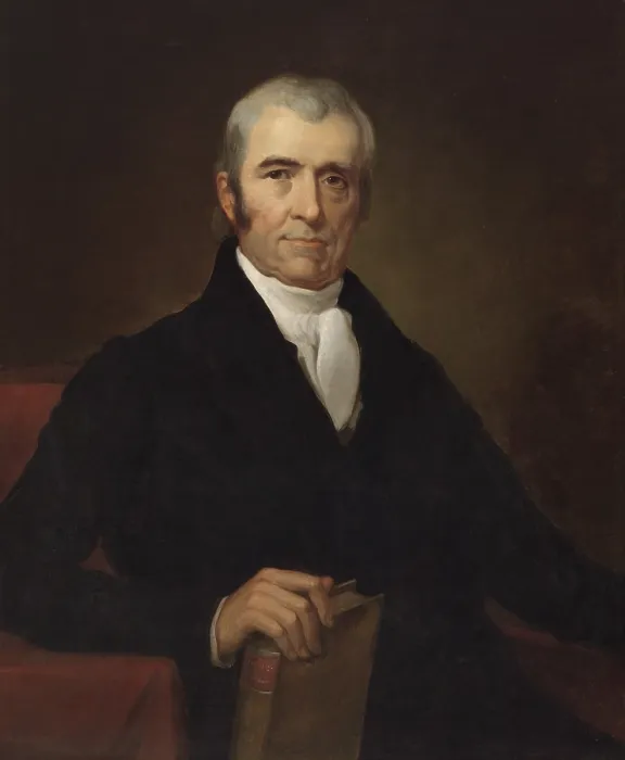 Framed Print : John Marshall, served as the 4th Chief Justice of the Supreme Court, from 1801 to 1835
