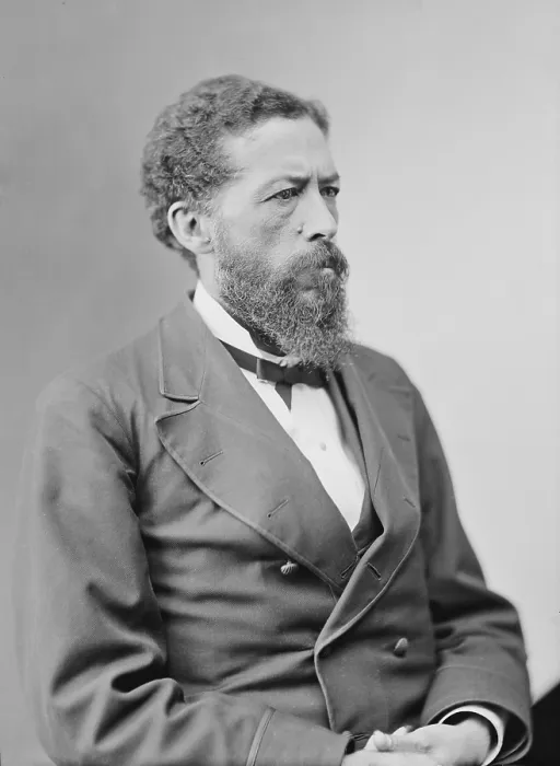 Framed Print : John Mercer Langston (1829-1897), was the first known African American elected to public office in 1855, in Ohio