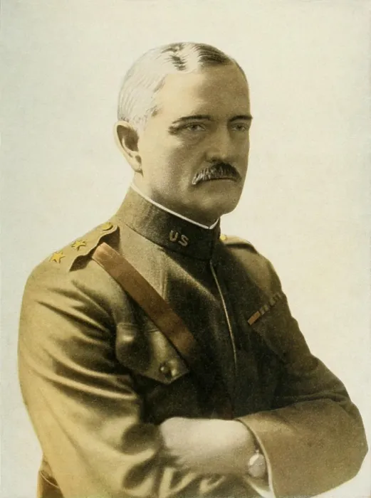 Framed Print : John Pershing, World War 1 commander of the U.S. forces in Europe. Ca. 1918. (BSLOC_2013_5_39)