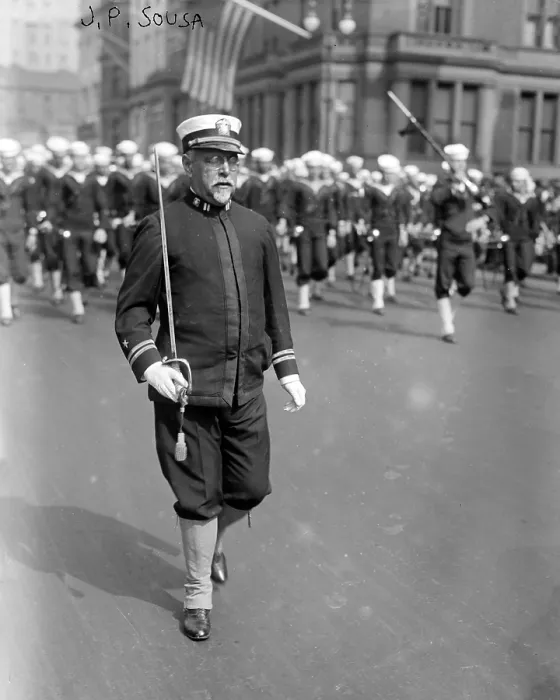 Framed Print : John Philip Sousa (1854-1932), American composer, circa 1910s