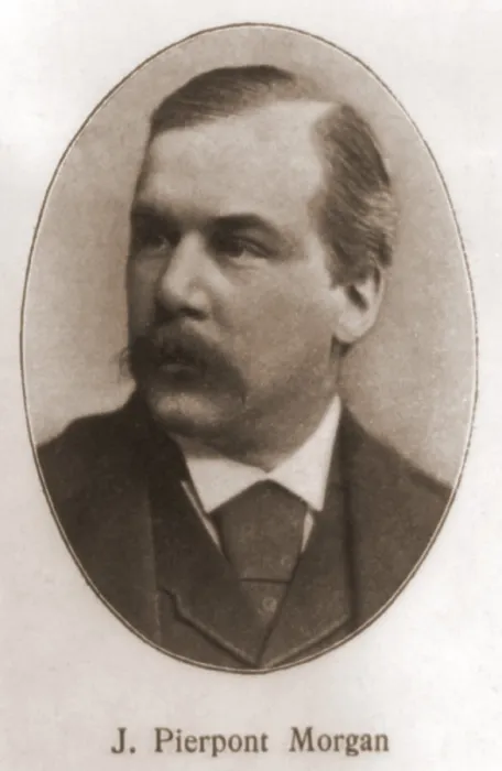 Framed Print : John Pierpont Morgan, 1837-1913. Portrait from Harper's Weekly, May 18, 1901