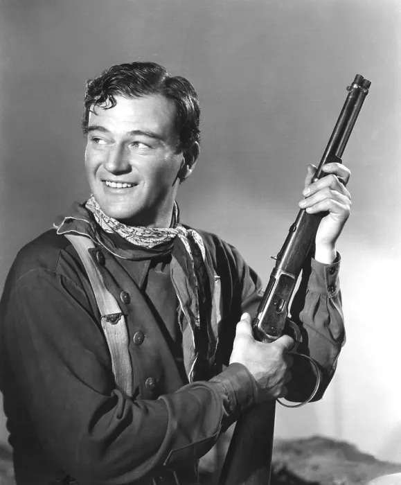 Framed Print : John Wayne in costume for STAGECOACH, 1939 TM and Copyright (c) 20th Century Fox Film Corp. All rights reserved. Courtesy: Everett Collection'