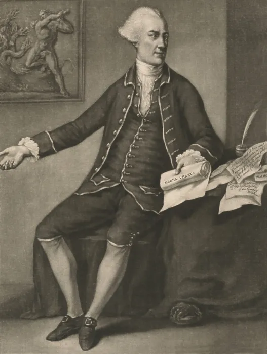 Framed Print : John Wilkes was a radical English journalist and politician, and supporter of the American rebels. Mezzotint engraving, c. 1777-1790. (BSLOC_2019_6_198)