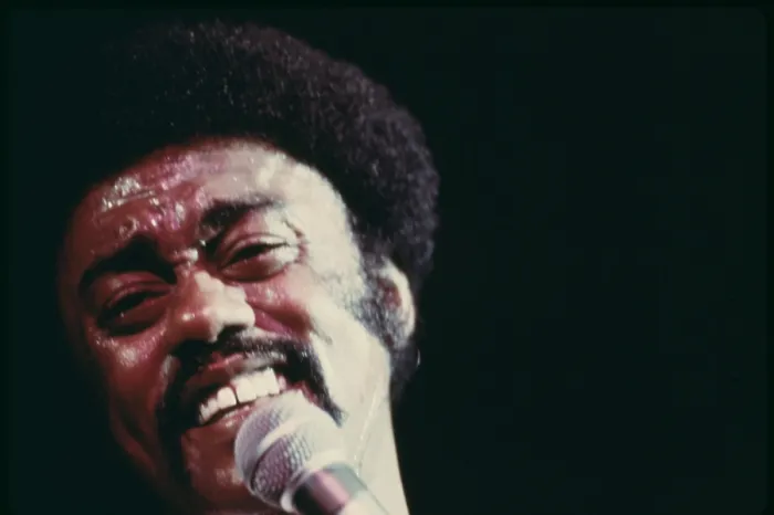 Framed Print : Johnnie Taylor performs in Chicago during the annual Black Expo organized by Operation Push the African American non-profit organized by Jesse Jackson. Oct 1973 Framed Print : Johnnie Taylor performs in Chicago during the annual Black Expo organized by Operation Push the African American non-profit organized by Jesse Jackson. Oct 1973