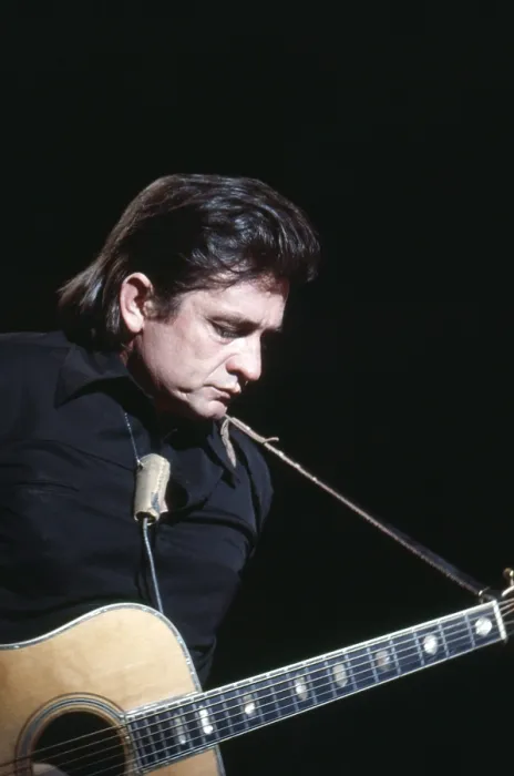 Framed Print : THE JOHNNY CASH SHOW, Johnny Cash onstage, rehearsal, (Season 1, ep. 127, aired April 8, 1970), 1969-1971