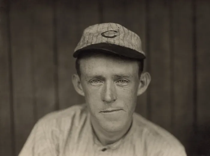 Framed Print : Johnny Evers was second baseman for the Chicago Cubs. 1910 photo by Paul Thompson (BSLOC_2018_3_178)