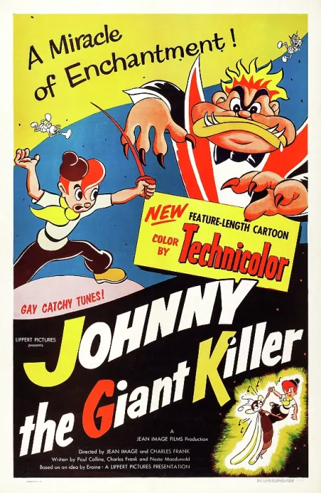 Framed Print : JOHNNY THE GIANT KILLER, (aka JEANNOT L'INTREPIDE), US poster art, 1950