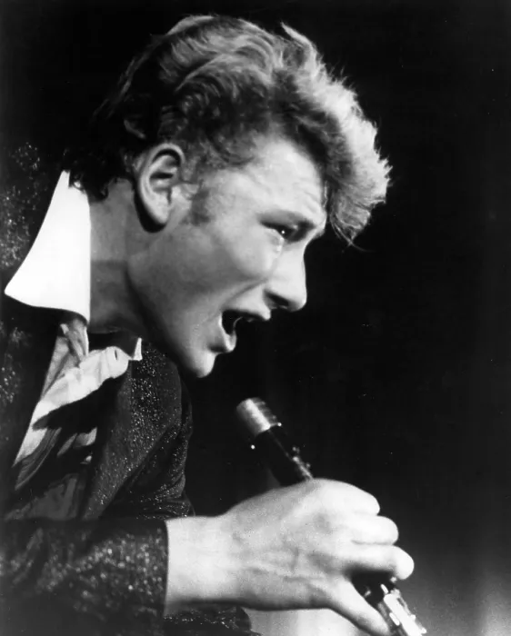Framed Print : JOHNNY HALLYDAY, circa 1961 portrait