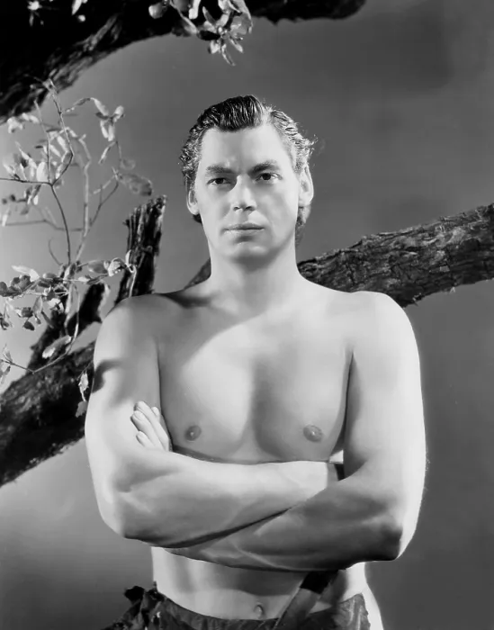 Framed Print : Johnny Weissmuller, ca. mid-1930s