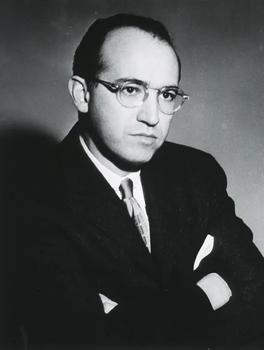 Framed Print : Jonas E. Salk (1914-1995), American developer of the first polio vaccine. Ca. 1955