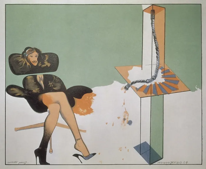 Framed Print : JONES, Allen (1937). Artist proof. 1969. Pop Art. Engraving. AISA / Everett Collection - Image has fine art copyright Framed Print : JONES, Allen (1937). Artist proof. 1969. Pop Art. Engraving. AISA / Everett Collection - Image has fine art copyright