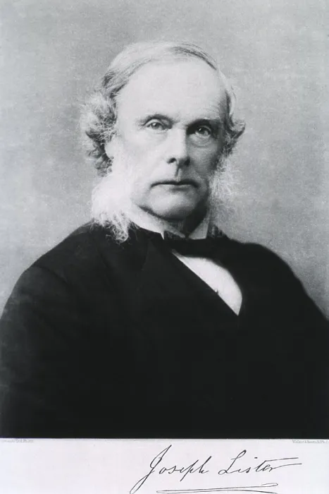 Framed Print : Joseph Lister, (1827-1912), British surgeon and medical scientist who was the founder of antiseptic surgery. Ca. 1890