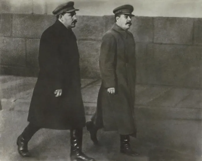 Framed Print : Joseph Stalin and Lazar Kaganovich attending the opening of the Moscow subway, c. 1935. Photograph by Mospo Sostawitol Framed Print : Joseph Stalin and Lazar Kaganovich attending the opening of the Moscow subway, c. 1935. Photograph by Mospo Sostawitol