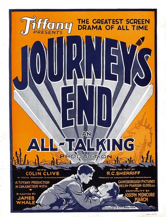 Framed Print : JOURNEY'S END, window card, 1930 Framed Print : JOURNEY'S END, window card, 1930