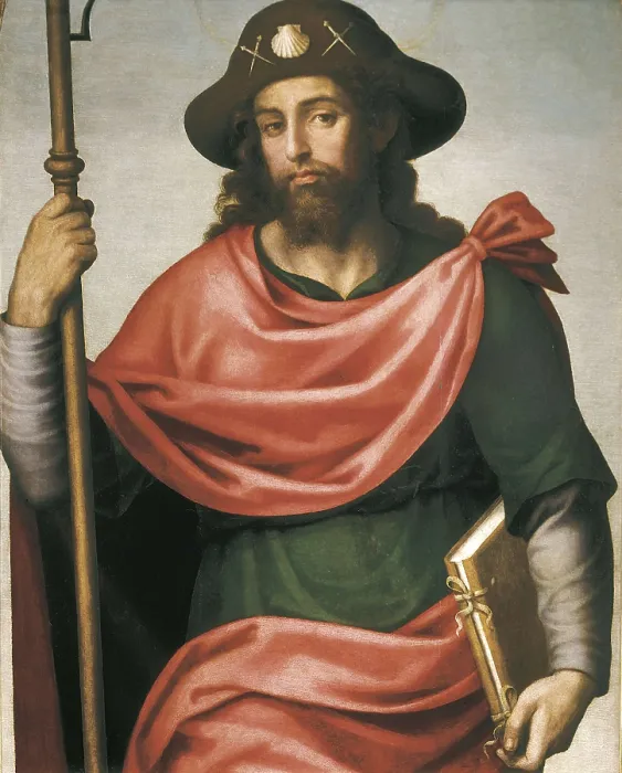Framed Print : JUANES, Juan de (1523-1579). Saint James the Pilgrim. mid. 16th c. Oil on canvas. SPAIN. Santiago de Compostela. Pilgrimage Museum. AISA / Everett Collection**US SALES ONLY** Framed Print : JUANES, Juan de (1523-1579). Saint James the Pilgrim. mid. 16th c. Oil on canvas. SPAIN. Santiago de Compostela. Pilgrimage Museum. AISA / Everett Collection**US SALES ONLY**