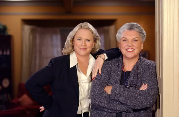 Framed Print : JUDGING AMY, 'Maxine, Interrupted', Sharon Gless and Tyne Daly. 1999