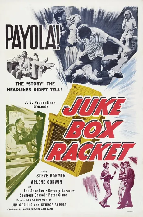 Framed Print : JUKE BOX RACKET, US poster art, 1960