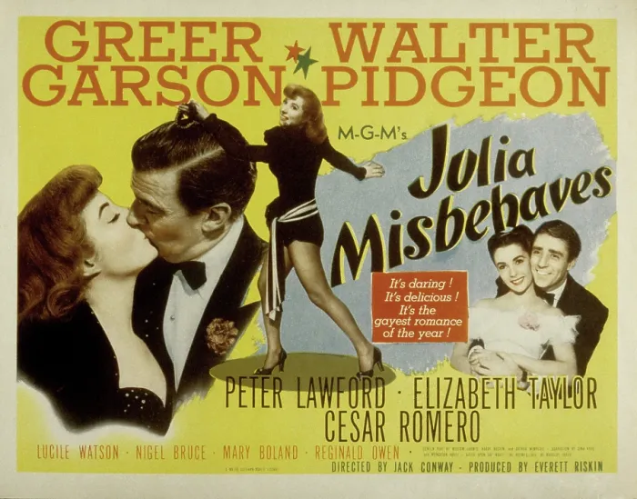 Framed Print : JULIA MISBEHAVES, Greer Garson, Walter Pidgeon, Elizabeth Taylor, Peter Lawford, 1948 Framed Print : JULIA MISBEHAVES, Greer Garson, Walter Pidgeon, Elizabeth Taylor, Peter Lawford, 1948