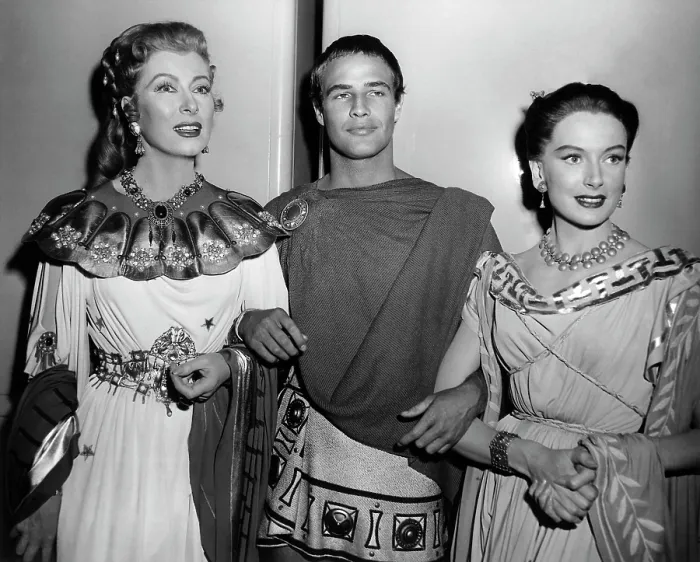 Framed Print : JULIUS CAESAR, Greer Garson, Marlon Brando, Deborah Kerr, 1953