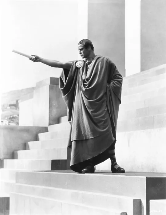 Framed Print : JULIUS CAESAR, Marlon Brando, 1953