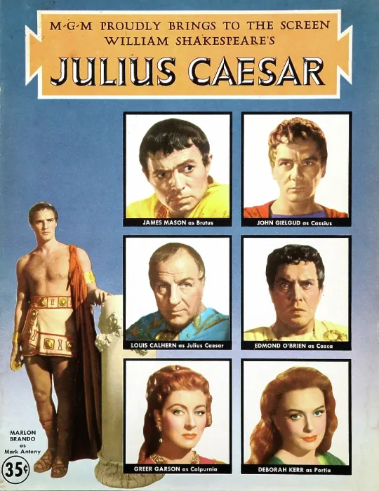 Framed Print : JULIUS CAESAR, Marlon Brando, James Mason, John Gielgud, Louis Calhern, Edmond O'Brien, Greer Garson, Deborah Kerr, 1953 Framed Print : JULIUS CAESAR, Marlon Brando, James Mason, John Gielgud, Louis Calhern, Edmond O'Brien, Greer Garson, Deborah Kerr, 1953