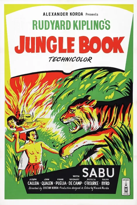 Framed Print : JUNGLE BOOK, British poster art, 1942