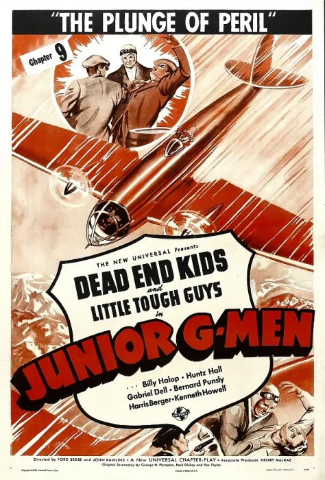 Framed Print : JUNIOR G-MEN, Chapter 9: The Plunge of Peril, 1940