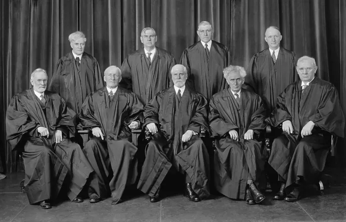 Framed Print : The Justices of the Supreme Court, 1937-38