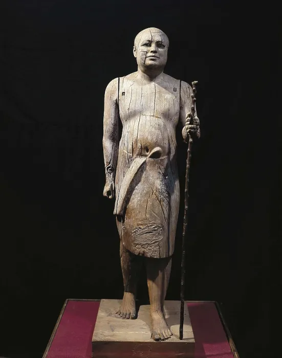 Framed Print : Ka-aper lcalled 'Sheikh El-Beled'. ca. 2465 BC. Work also known as 'The Headman of the Village', though his real activity was priest assistant. Sycamore wood