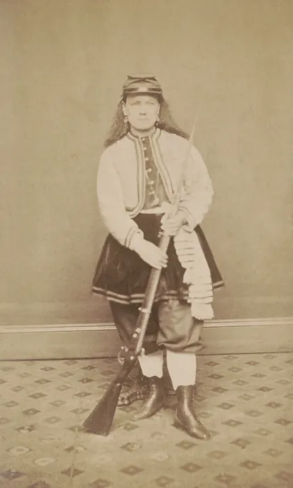 Framed Print : Kady Brownell was the only female to receive discharge papers from the Union Army during the US Civil War