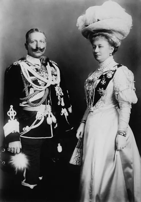 Framed Print : Kaiser Wilhelm II, German emperor, and his wife, Augusta Victoria. Photo was taken, during a visit to Windsor Castle in Nov. 1907 (BSLOC_2017_2_44) Framed Print : Kaiser Wilhelm II, German emperor, and his wife, Augusta Victoria. Photo was taken, during a visit to Windsor Castle in Nov. 1907 (BSLOC_2017_2_44)