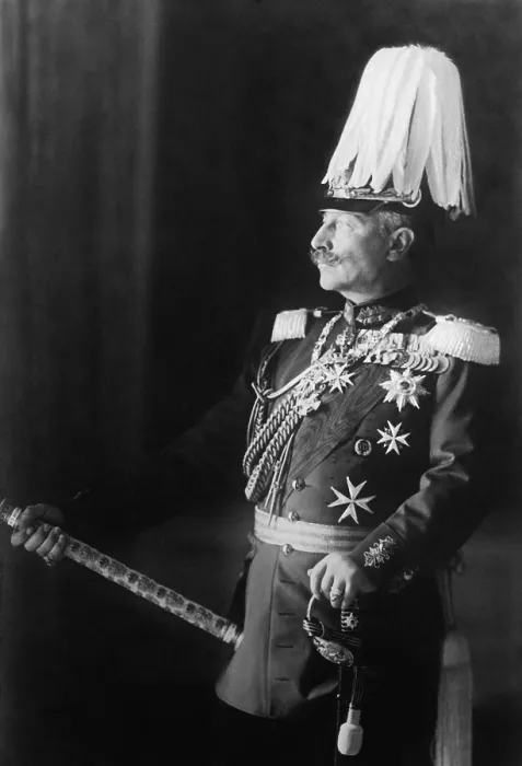 Framed Print : Kaiser Wilhelm II of Germany, c. 1918. After the collapse of German armies, Wilhelm abdicated on Nov. 9, 1918