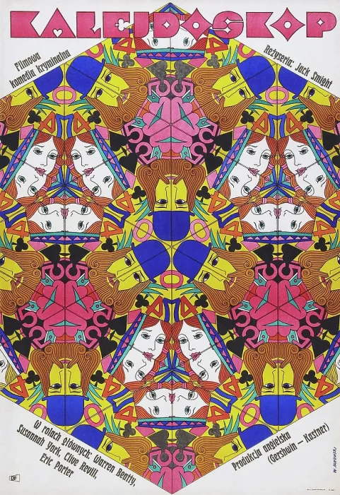 Framed Print : KALEIDOSCOPE, (aka KALEIDOSKOP), Polish poster, 1966