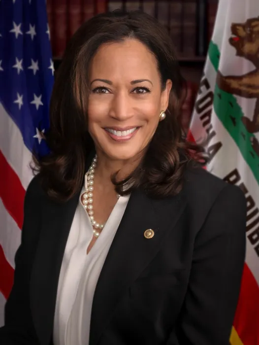 Framed Print : Kamala Harris in her official Senatorial portrait. She was elected from California in 2016, and ran for the Democratic presidential nomination in 2020 (BSLOC_2021_4_23) Framed Print : Kamala Harris in her official Senatorial portrait. She was elected from California in 2016, and ran for the Democratic presidential nomination in 2020 (BSLOC_2021_4_23)
